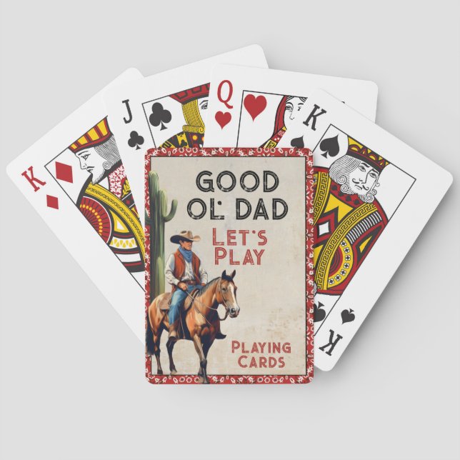 Cartes à jouer Good Ol' Dad Western (dos)