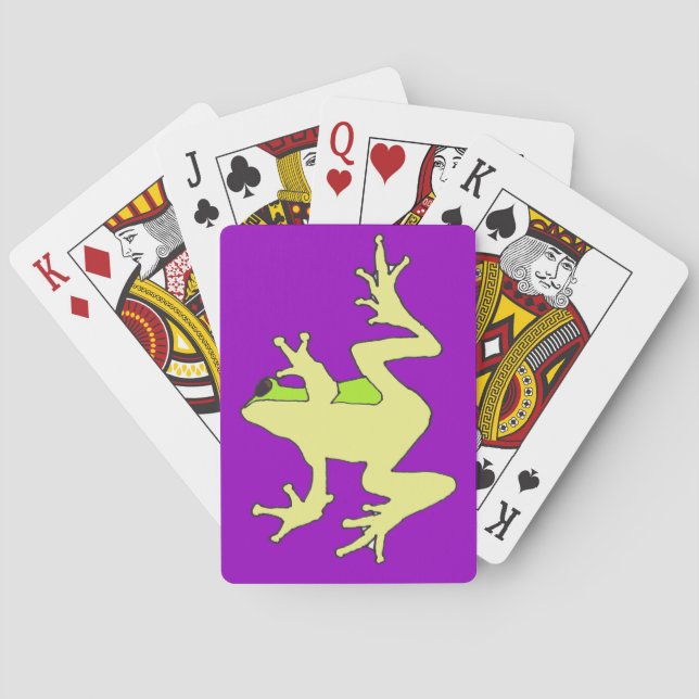 Cartes à jouer Grenouille de fenêtre (dos)