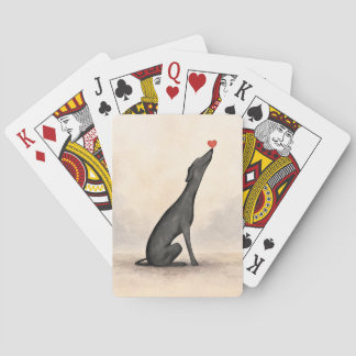 Cartes à jouer Greyhound, Cadeau Greyhound, Greyho