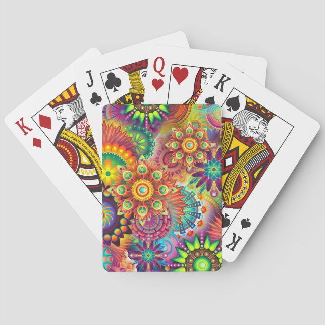 Cartes à jouer groovy (dos)