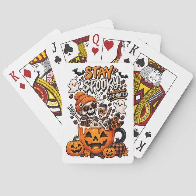 Cartes à jouer Halloween (dos)