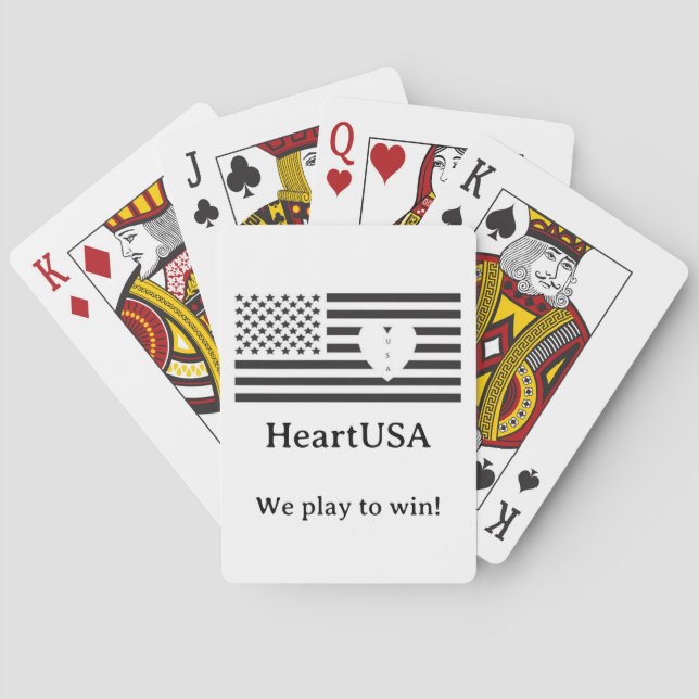 Cartes à jouer HeartUSA  (dos)