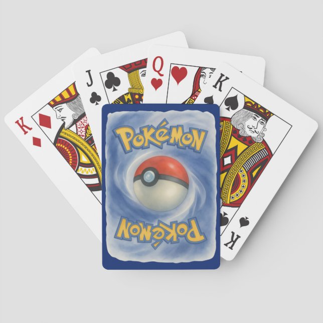 Cartes à jouer inspirées de Pokémon (dos)