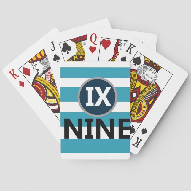 Cartes à jouer IX Nine (dos)
