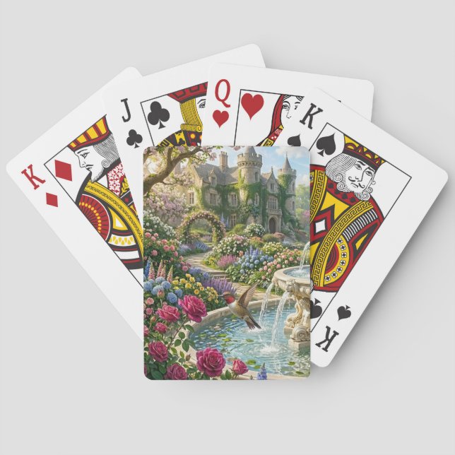 Cartes à jouer "Jardin de souvenirs impérissables" (dos)