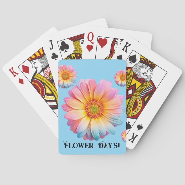 Cartes à jouer (Jour de la Fleur) (dos)