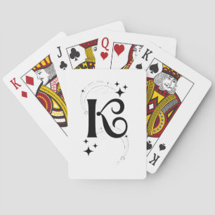 Cartes à jouer K Initial