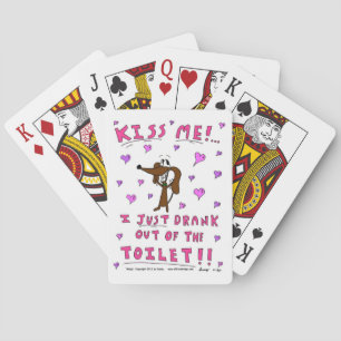 Cartes à jouer "KISS ME" Midge