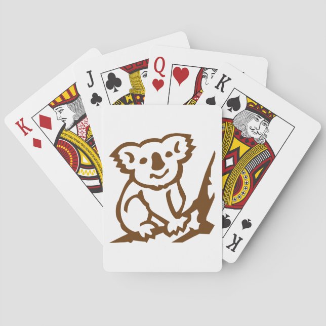 Cartes à jouer Koala (dos)