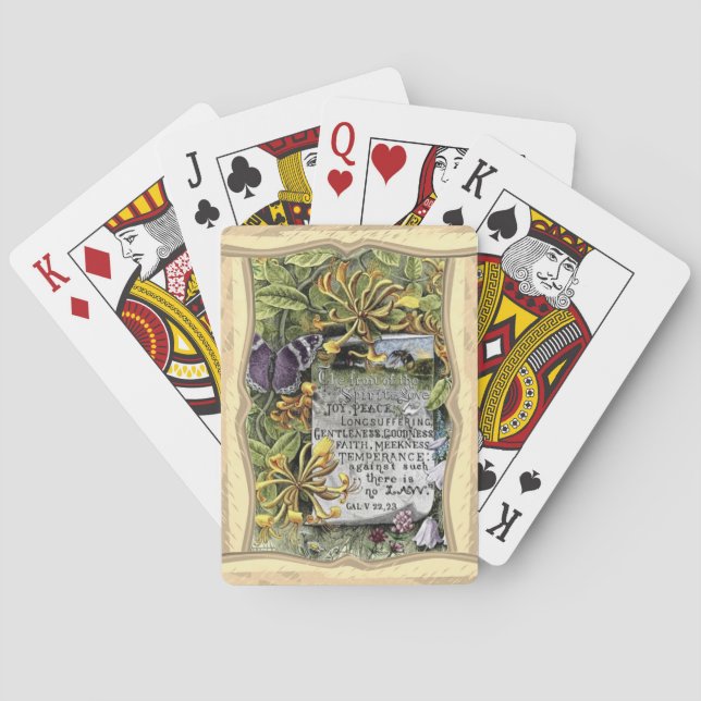 Cartes à jouer Le Fruit de l'Esprit (dos)