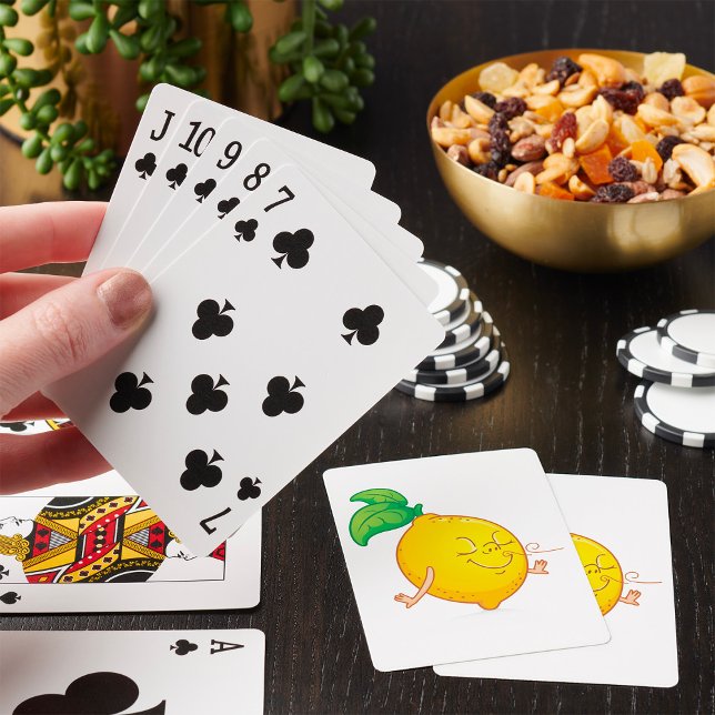 Cartes à jouer Lemon de dessin animé (Créateur téléchargé)