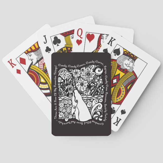 Cartes à jouer Licorne de mer (dos)