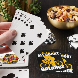 Cartes à jouer Life Is All About Balance