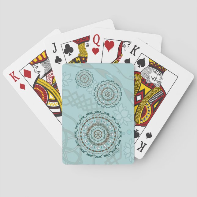 Cartes à jouer Lotus Weave Classic (dos)