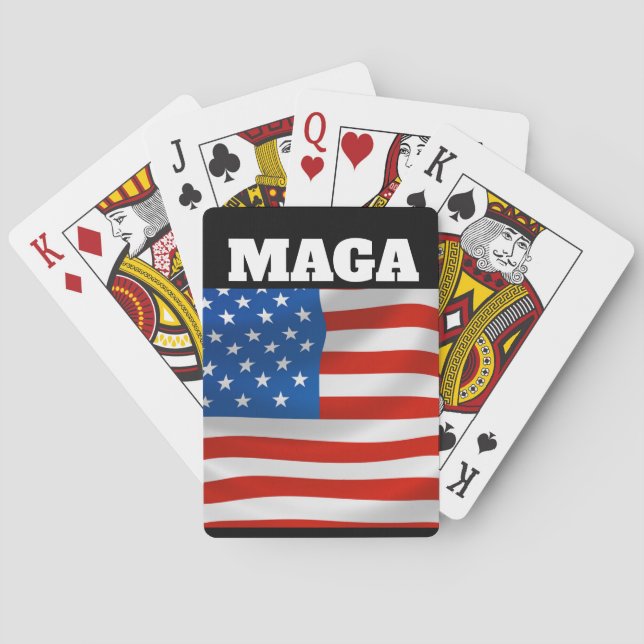 Cartes à jouer MAGA TRUMP (dos)