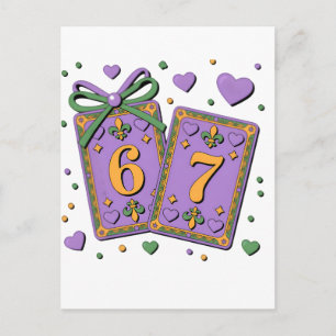 Cartes à jouer Mardi Gras Six Seven Deck Trucker H