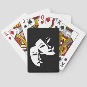 Cartes à jouer Masques de Théâtre Dramatique
