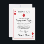 Cartes à jouer Merci Rouge As de Carreaux K & Q<br><div class="desc">Articles assortis dans ma boutique - Cartes à jouer Merci Carreaux. Recto et verso inclus.</div>