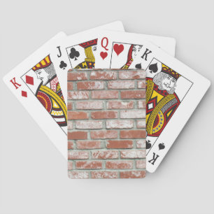 Cartes à jouer - Mur en brique