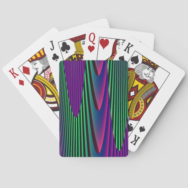 Cartes à jouer Neon Seas (dos)