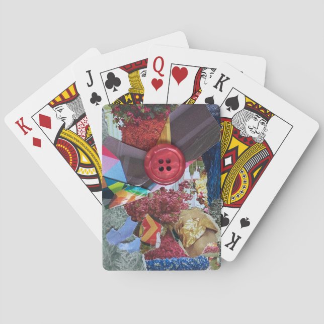Cartes à jouer : nœud papillon de jardin (dos)