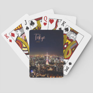 Cartes à jouer panoramiques de Tokyo Japon Cadeau