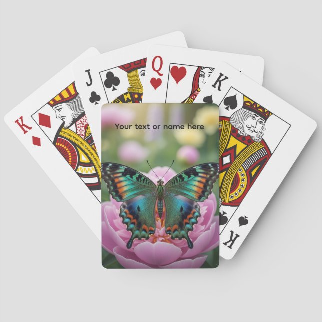 Cartes à jouer Papillon Magnifique - Jeux multiple (dos)