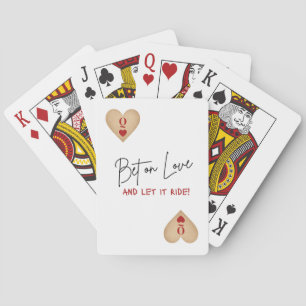 Cartes à jouer - Pariez sur l'amour et laissez fai
