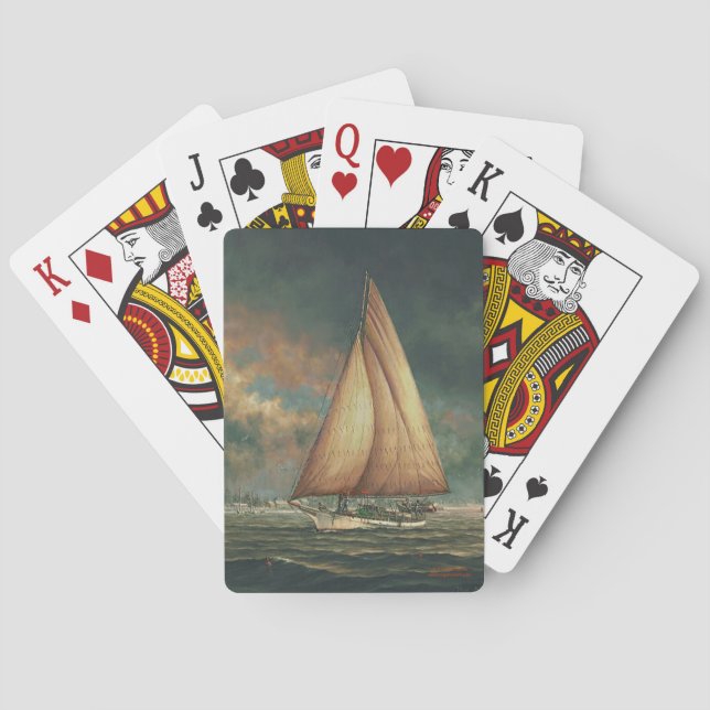Cartes à jouer Paul McGehee "The Melon Boat" (dos)
