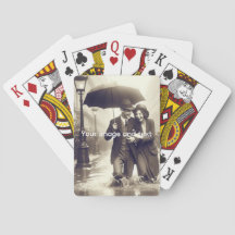 Cartes à jouer personnalisées avec image et texte