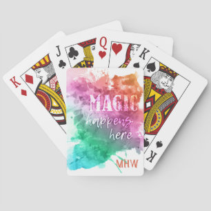 Cartes à jouer personnalisées « Magic »