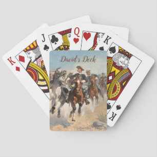 Cartes à jouer personnalisées Remington Cowboy Sou