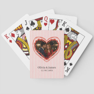 Cartes à jouer personnalisées Saint-Valentin