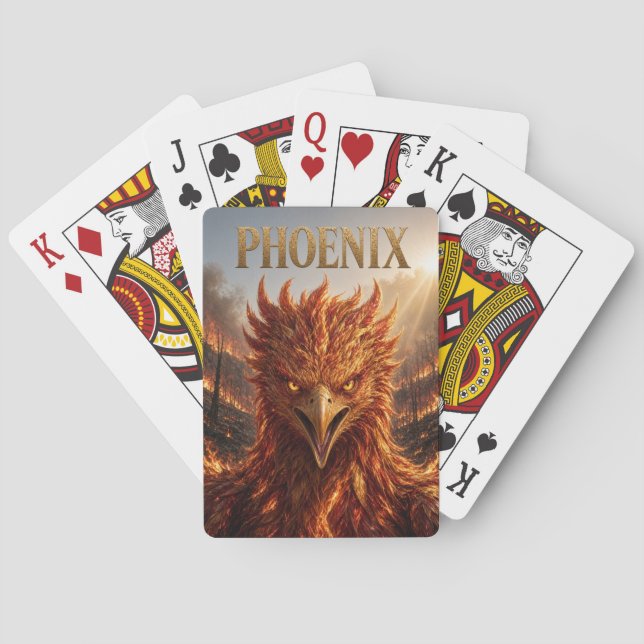 Cartes à jouer Phoenix (dos)