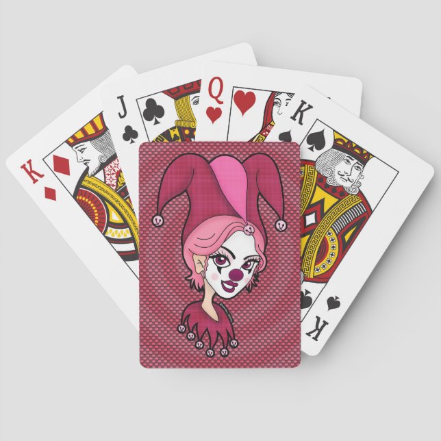 Cartes à jouer Pink Jester (dos)