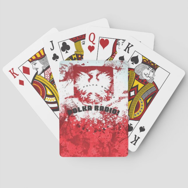 Cartes à jouer Polka Radio (dos)