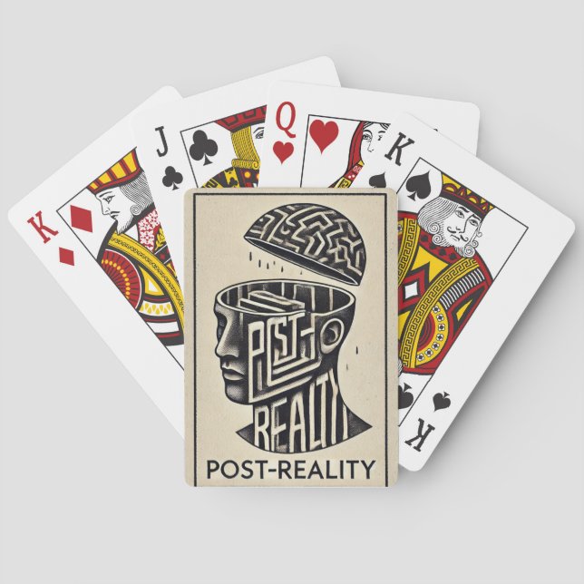 Cartes à jouer post-réalité (dos)