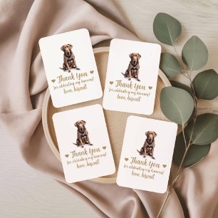 Cartes à jouer pour cadeau de mariage de chien