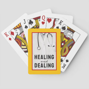 Cartes à jouer pour cadeaux d'appréciation des méd