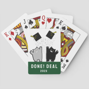 Cartes à jouer pour la fête de fin d'études