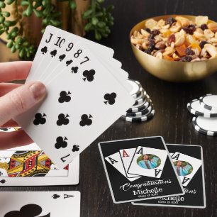 Cartes à jouer pour la fête de fin d'études - Phot