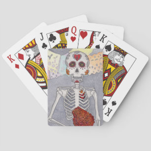 Cartes à jouer pour la fête des morts
