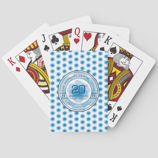 Cartes à jouer pour le 20e anniversaire de Harmony (dos)