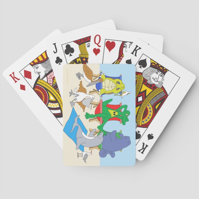 Cartes à jouer pour les autochtones de Floride (dos)
