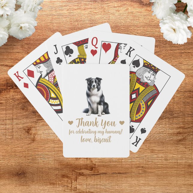Cartes à jouer pour mariage de chien (Créateur téléchargé)