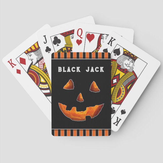 Cartes à jouer pour soirée Halloween (dos)