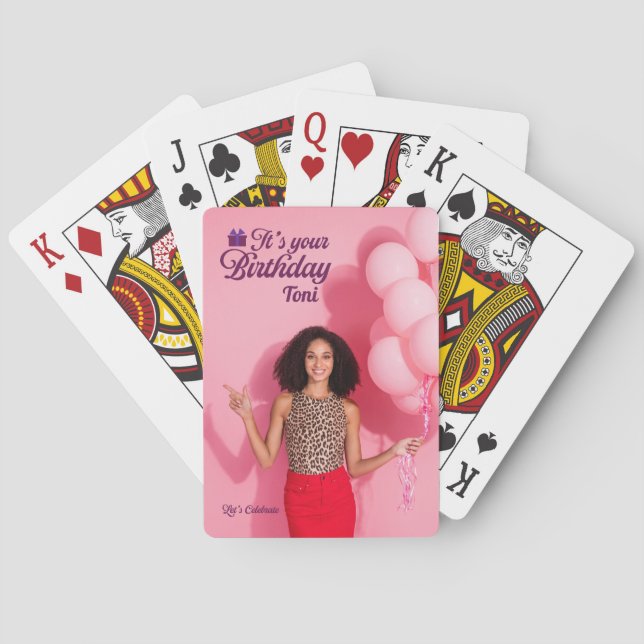 Cartes à jouer pour votre anniversaire (dos)
