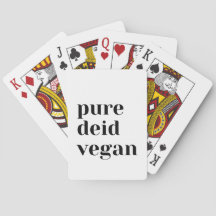 Cartes à jouer Pure Deid Vegan