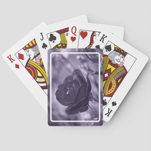 Cartes à jouer Purple Rose (dos)