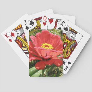 Cartes à jouer Red Zinnia